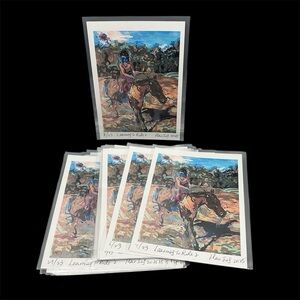 Colorful Horse Riding Art Prints